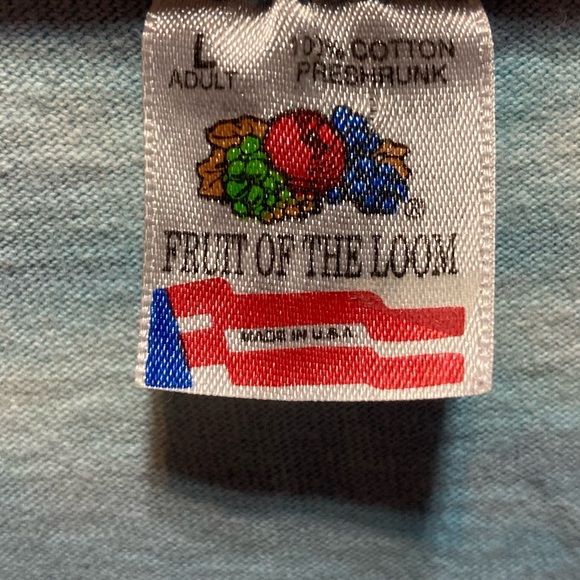 Vintage 90s Fruit of the Loom Adult L 100% Cotton OOAK Tie-Dye Tank P7542 - Picture 6 of 8